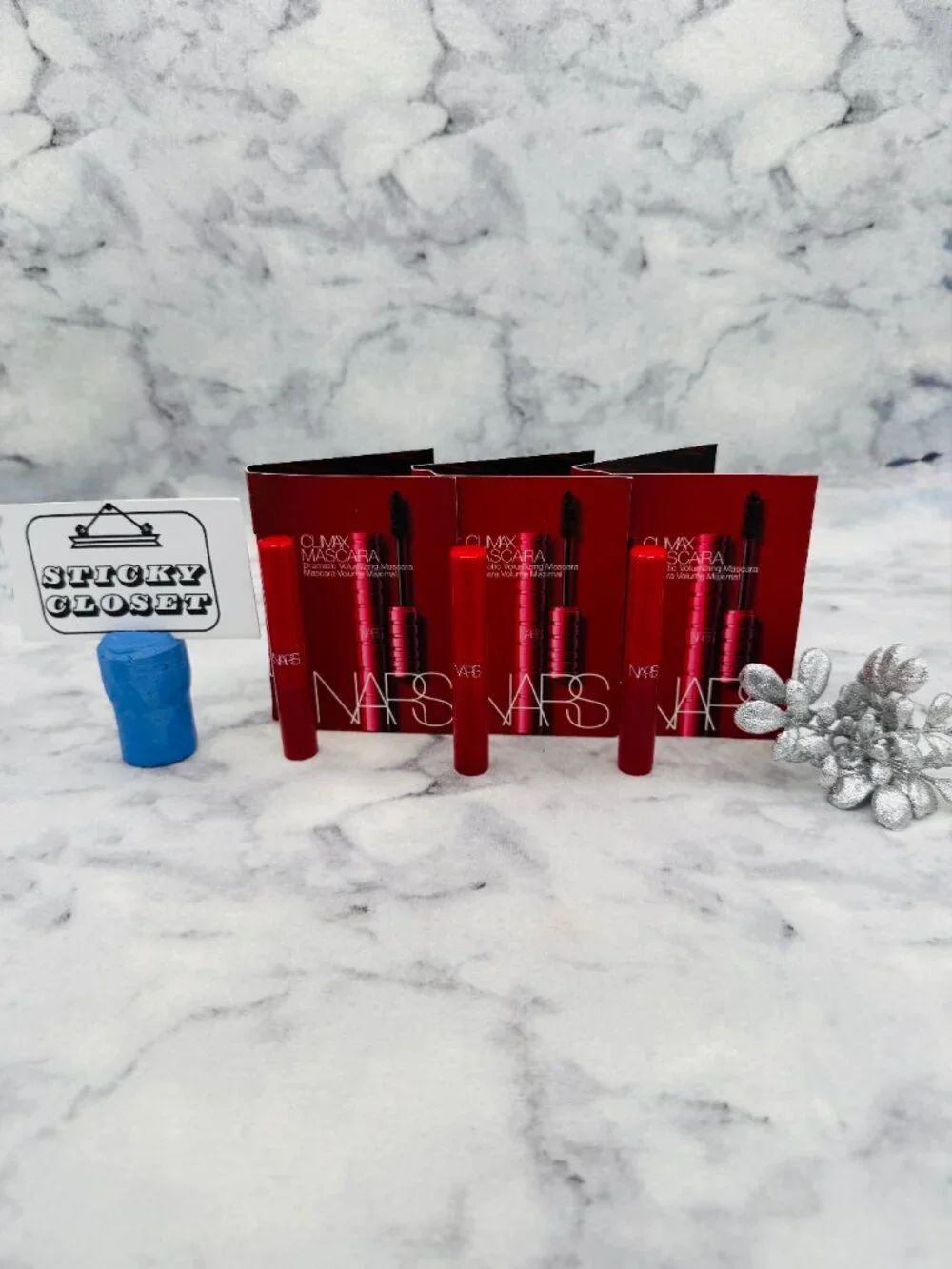 NARS Beauty Gift Set-Climax Mascara Dramatic Volumizing Explicit Black-3pc-NEW